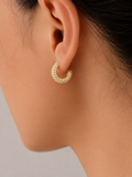 Golden Halo Hoops