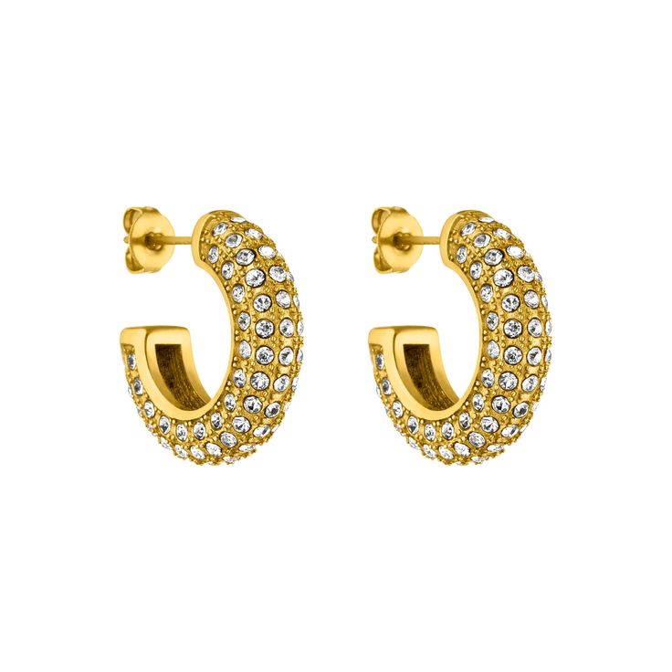 Golden Halo Hoops